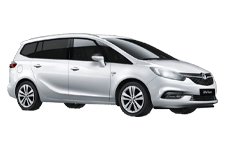 Car Hire Newton Aycliffe - Vauxhall Zafira 7-Seater - Minibus hire Newton aycliffe