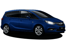 Car Hire Newton Aycliffe - Vauxhall Zafira 7-Seater - Minibus hire Newton aycliffe